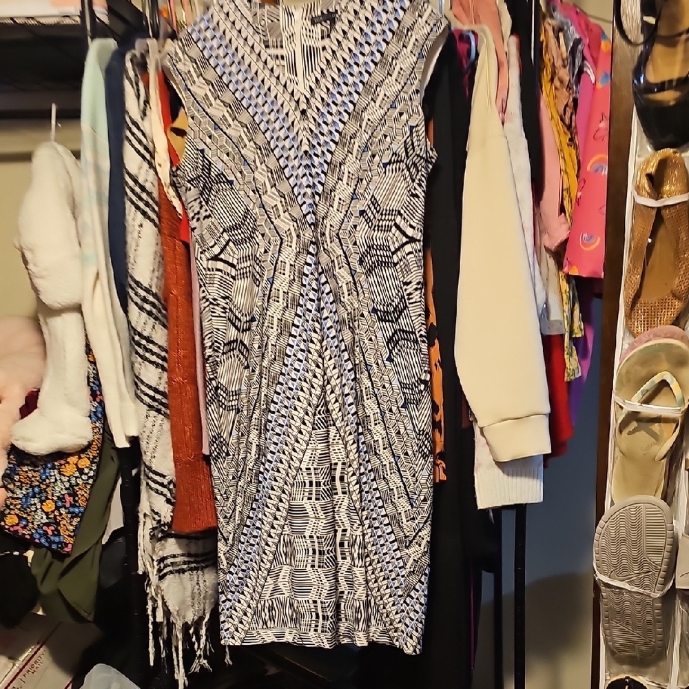 White House Black Market Geometric Dress